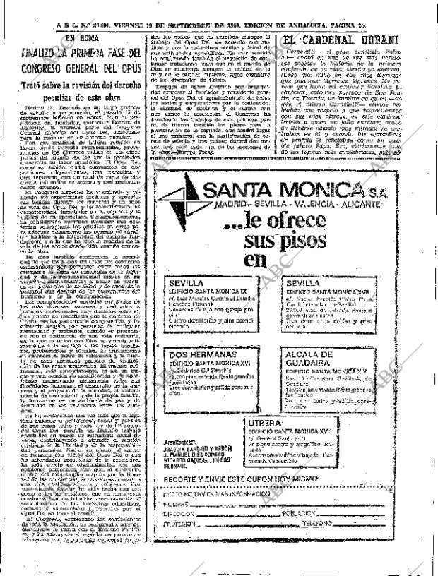 ABC SEVILLA 19-09-1969 página 25