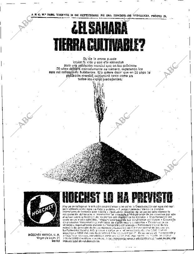 ABC SEVILLA 19-09-1969 página 28