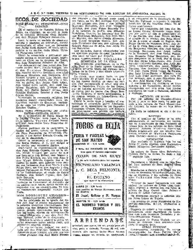 ABC SEVILLA 19-09-1969 página 38