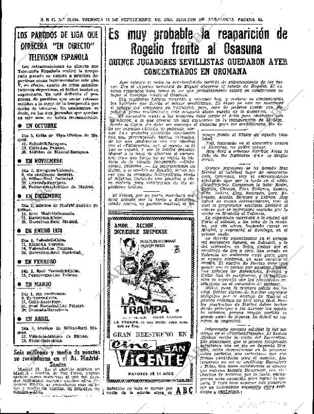 ABC SEVILLA 19-09-1969 página 43