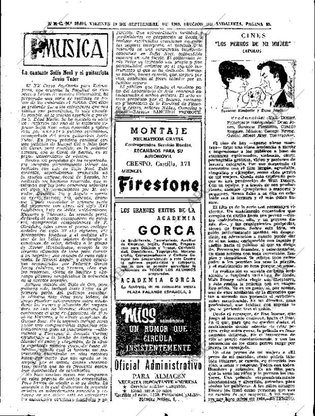 ABC SEVILLA 19-09-1969 página 53
