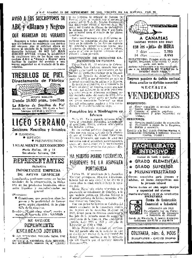 ABC MADRID 20-09-1969 página 24