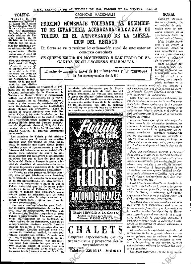 ABC MADRID 20-09-1969 página 41