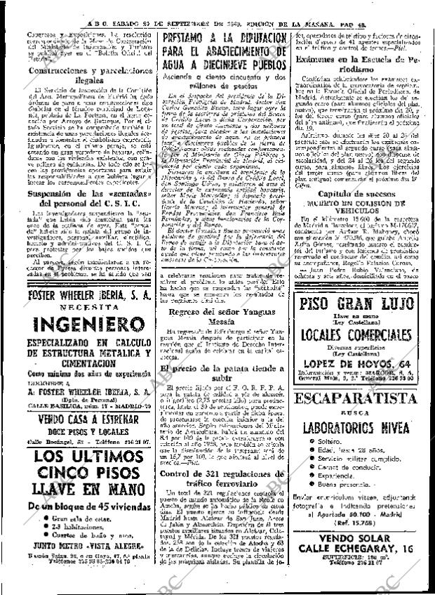 ABC MADRID 20-09-1969 página 48