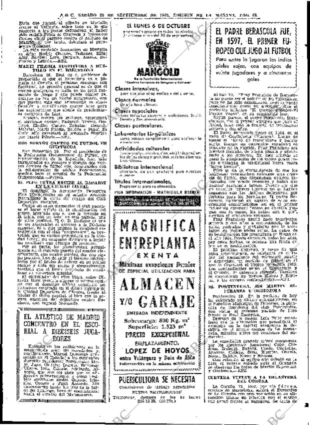 ABC MADRID 20-09-1969 página 63