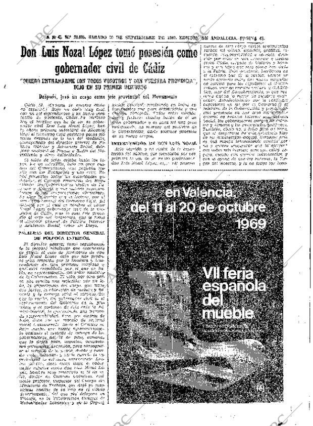 ABC SEVILLA 20-09-1969 página 43