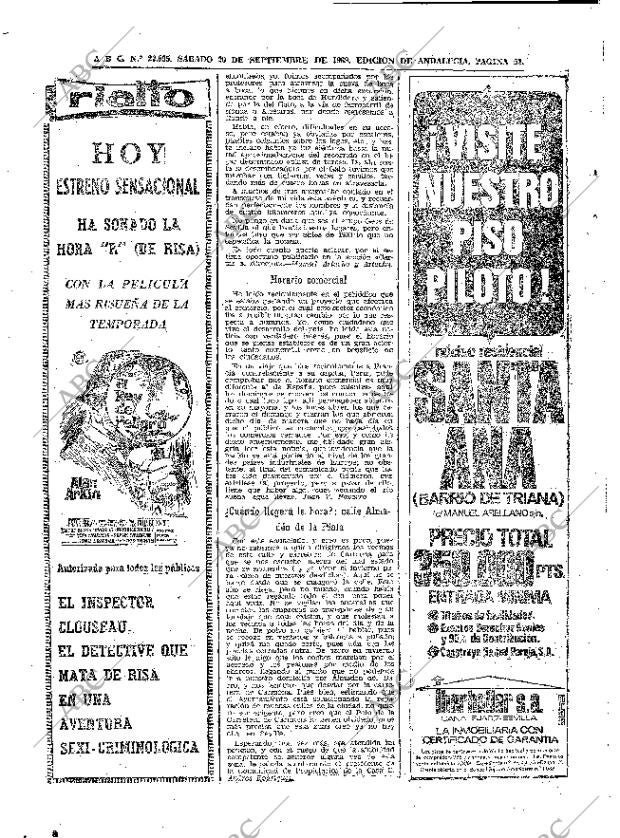 ABC SEVILLA 20-09-1969 página 52