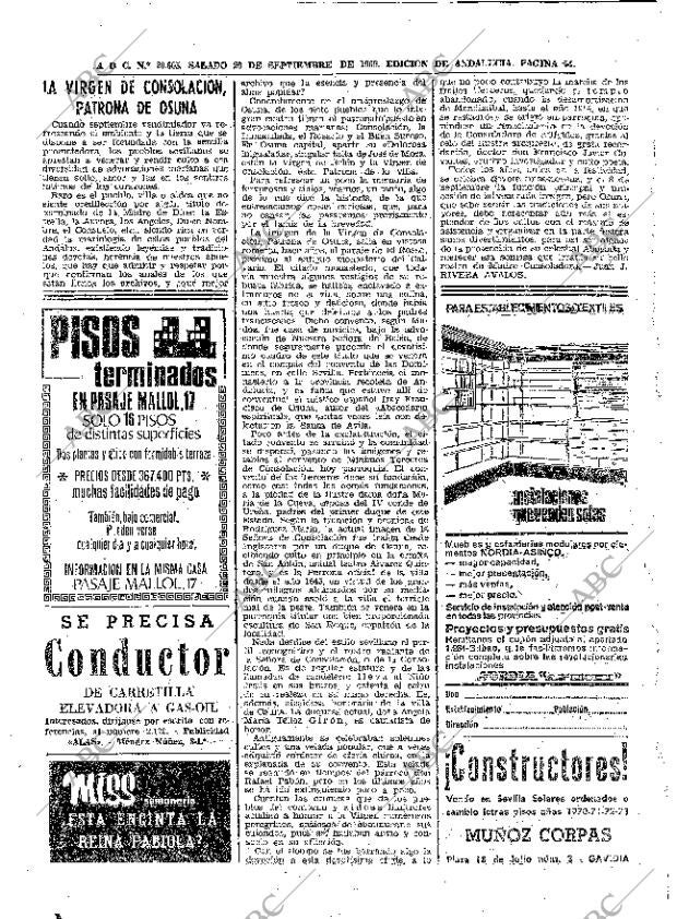 ABC SEVILLA 20-09-1969 página 54