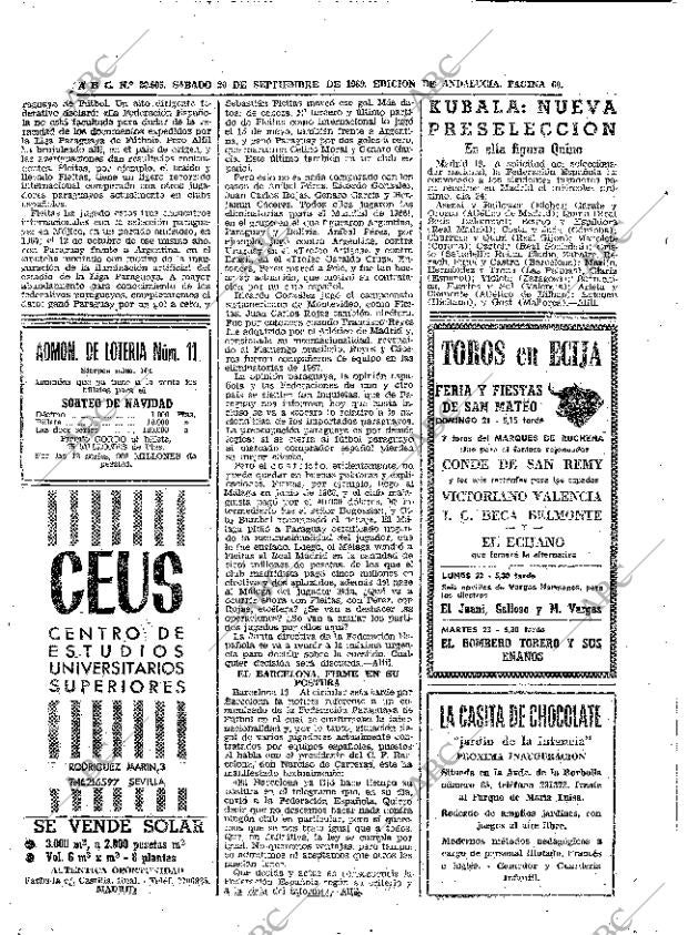 ABC SEVILLA 20-09-1969 página 60