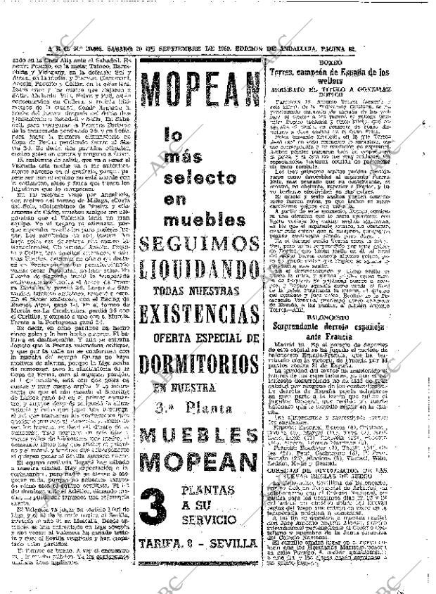 ABC SEVILLA 20-09-1969 página 62