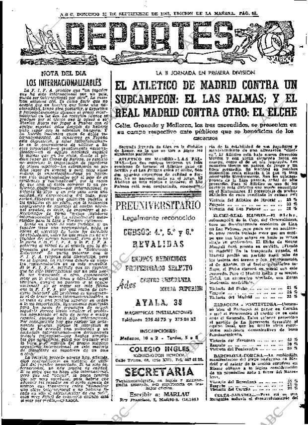 ABC MADRID 21-09-1969 página 55