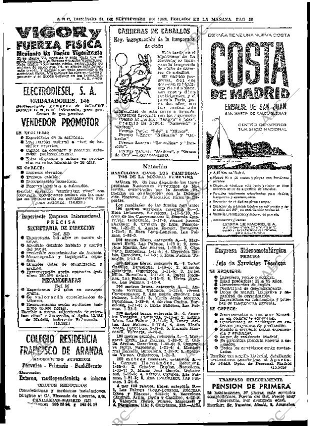 ABC MADRID 21-09-1969 página 58