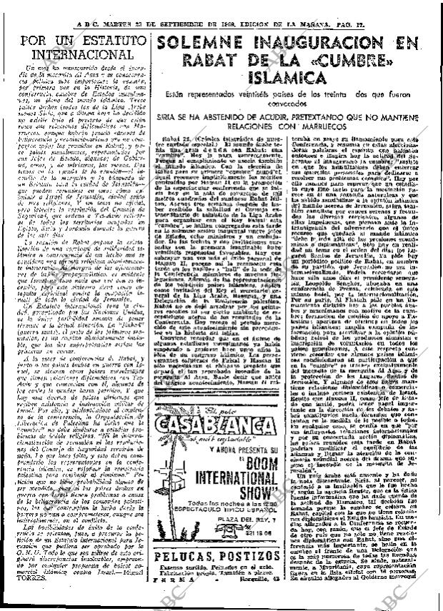 ABC MADRID 23-09-1969 página 17