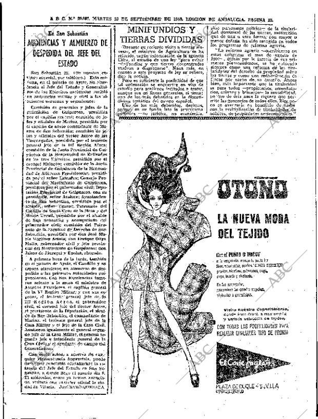 ABC SEVILLA 23-09-1969 página 23