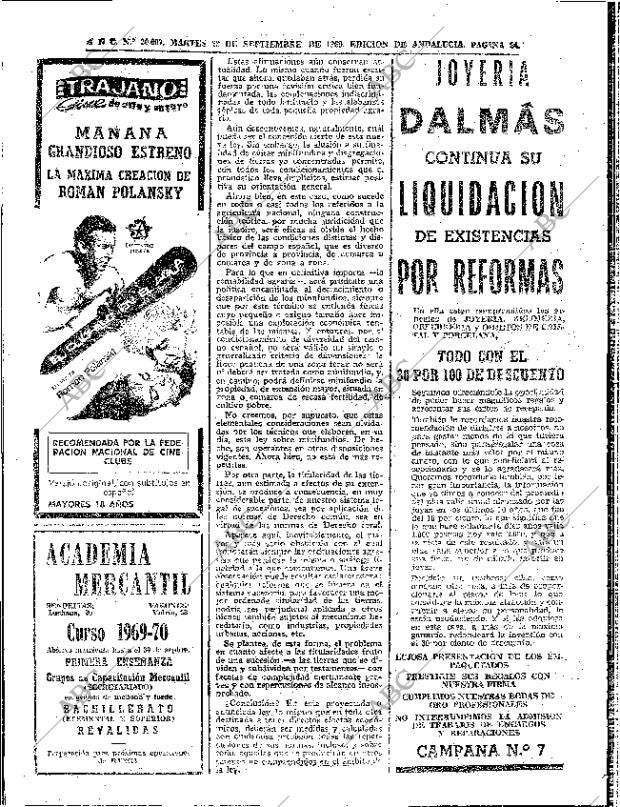ABC SEVILLA 23-09-1969 página 24