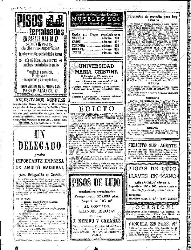 ABC SEVILLA 23-09-1969 página 58