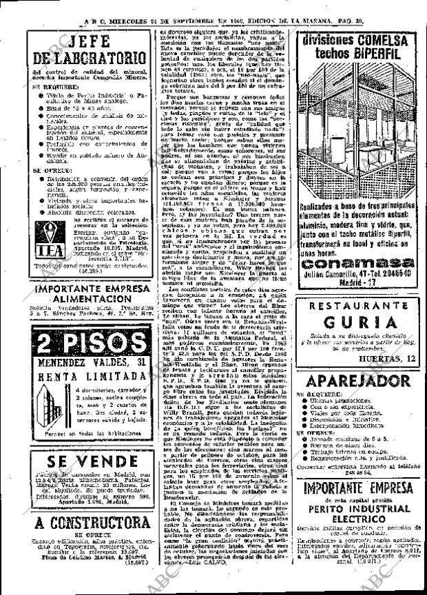 ABC MADRID 24-09-1969 página 30