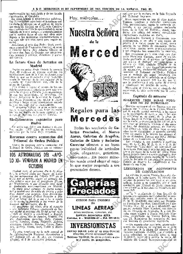 ABC MADRID 24-09-1969 página 52