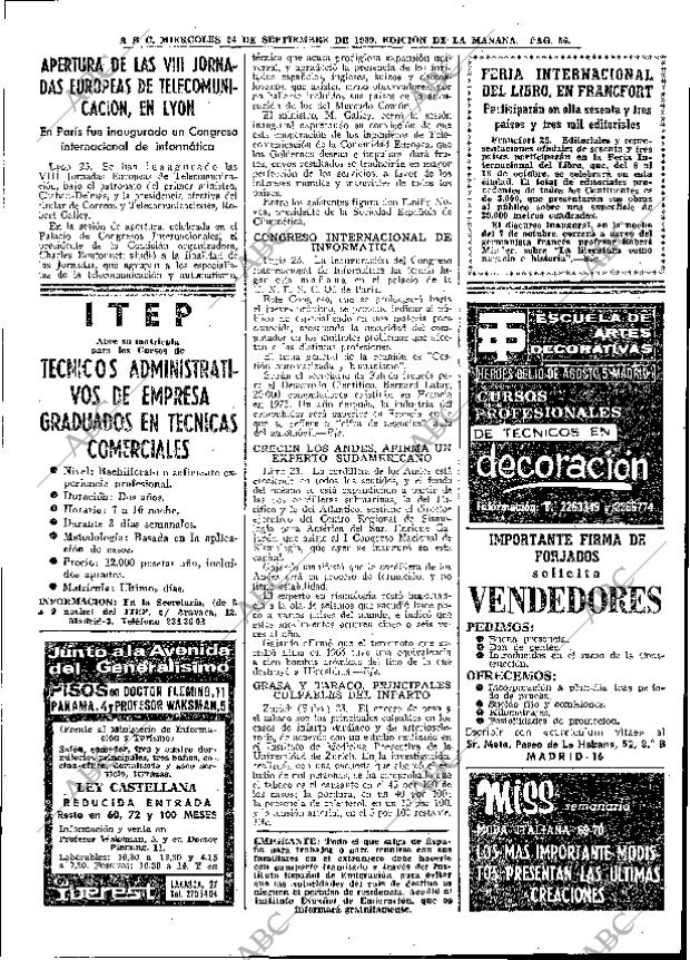 ABC MADRID 24-09-1969 página 56