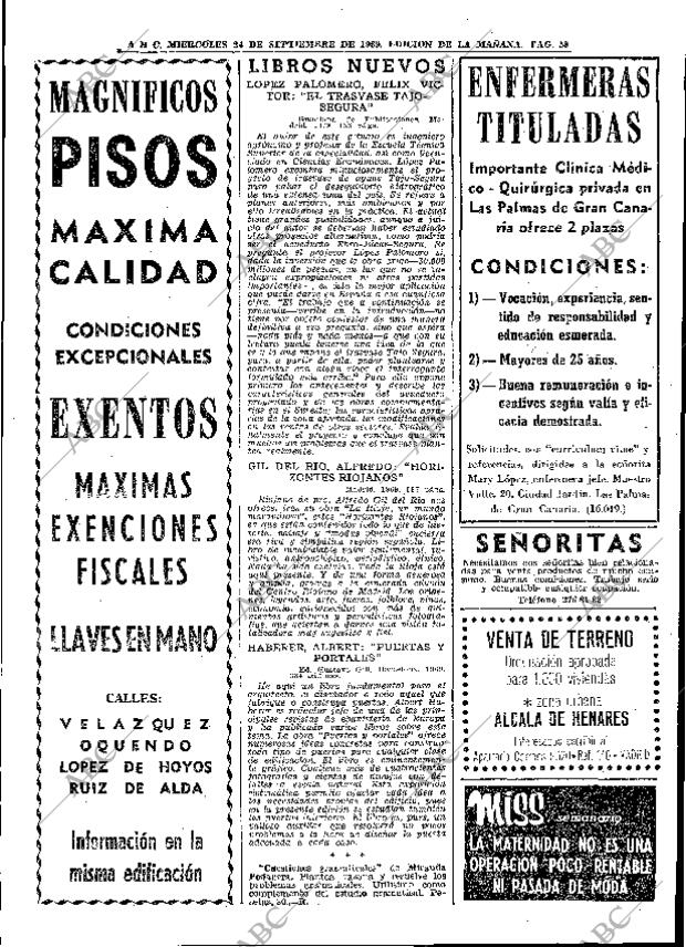 ABC MADRID 24-09-1969 página 58