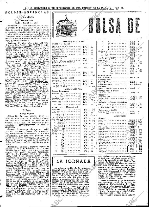 ABC MADRID 24-09-1969 página 62
