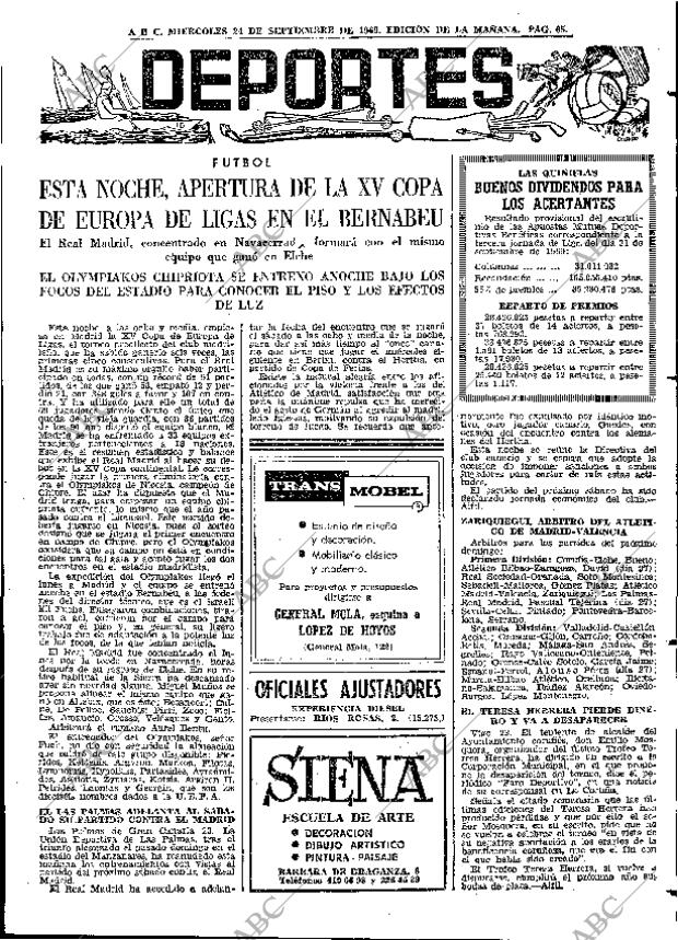 ABC MADRID 24-09-1969 página 65