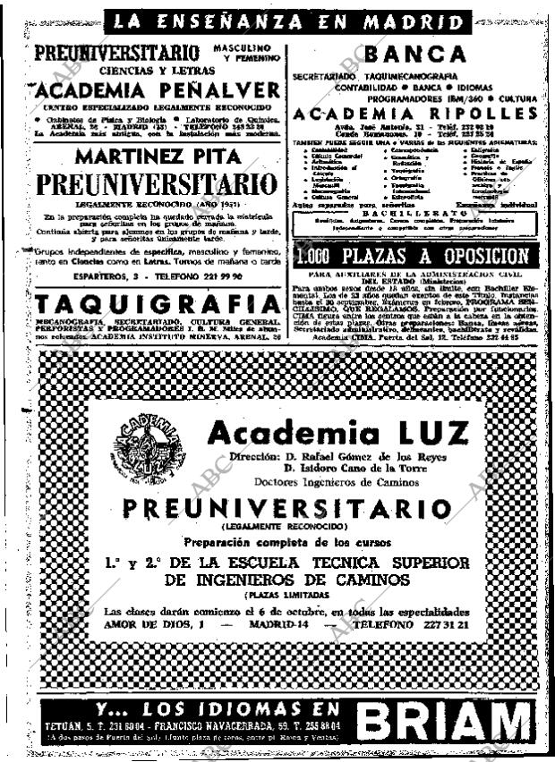 ABC MADRID 24-09-1969 página 8