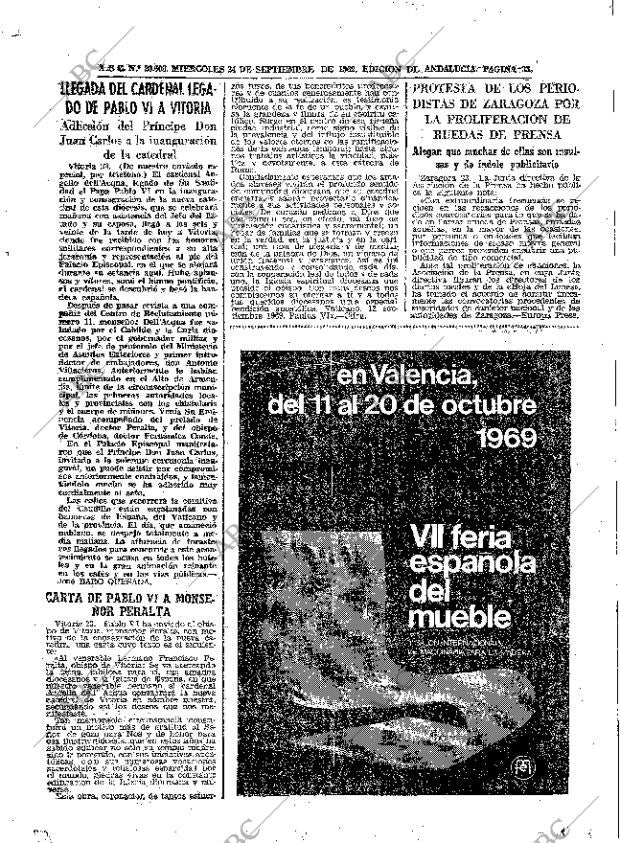 ABC SEVILLA 24-09-1969 página 33