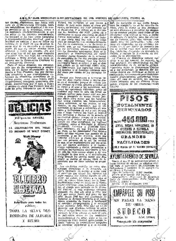 ABC SEVILLA 24-09-1969 página 40