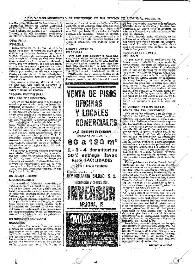 ABC SEVILLA 24-09-1969 página 46