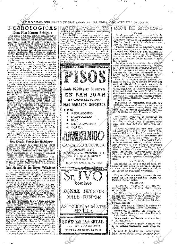 ABC SEVILLA 24-09-1969 página 58