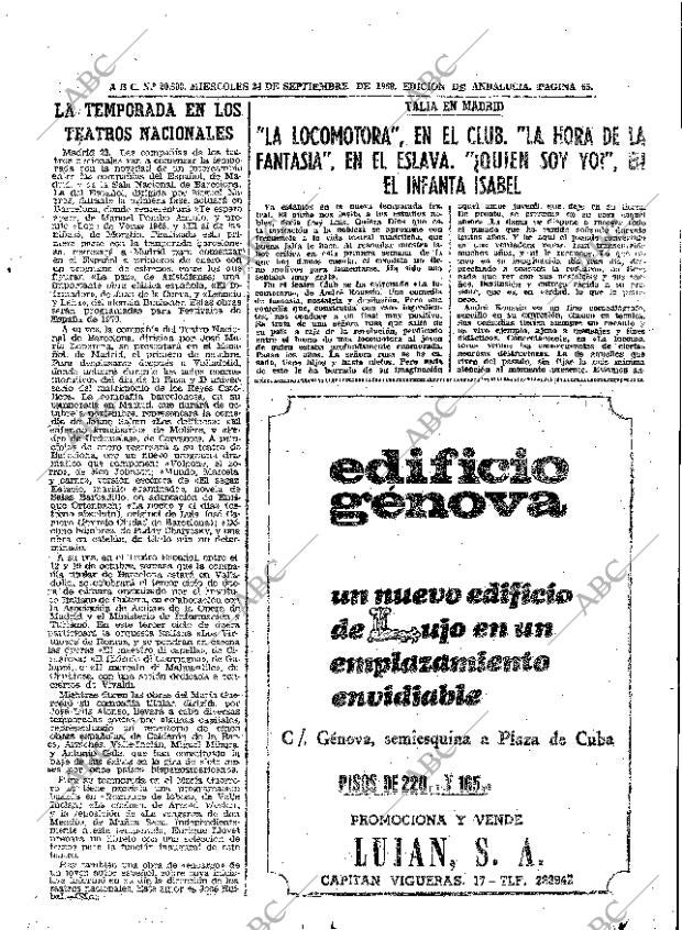 ABC SEVILLA 24-09-1969 página 65