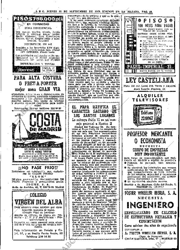 ABC MADRID 25-09-1969 página 38