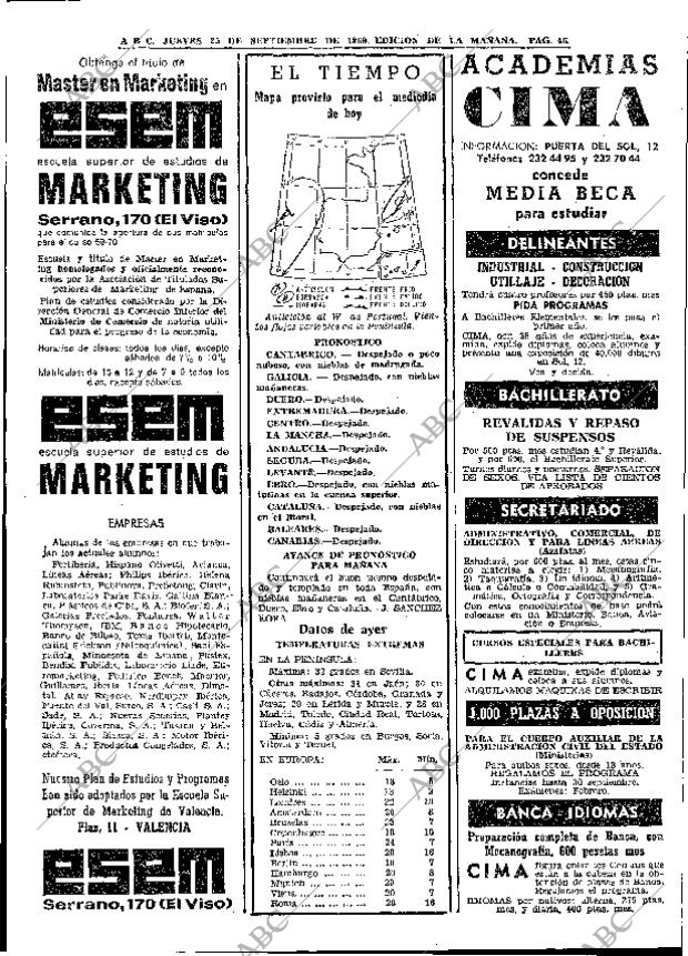 ABC MADRID 25-09-1969 página 46