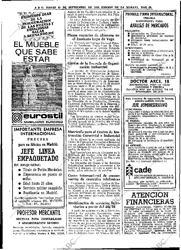 ABC MADRID 25-09-1969 página 52