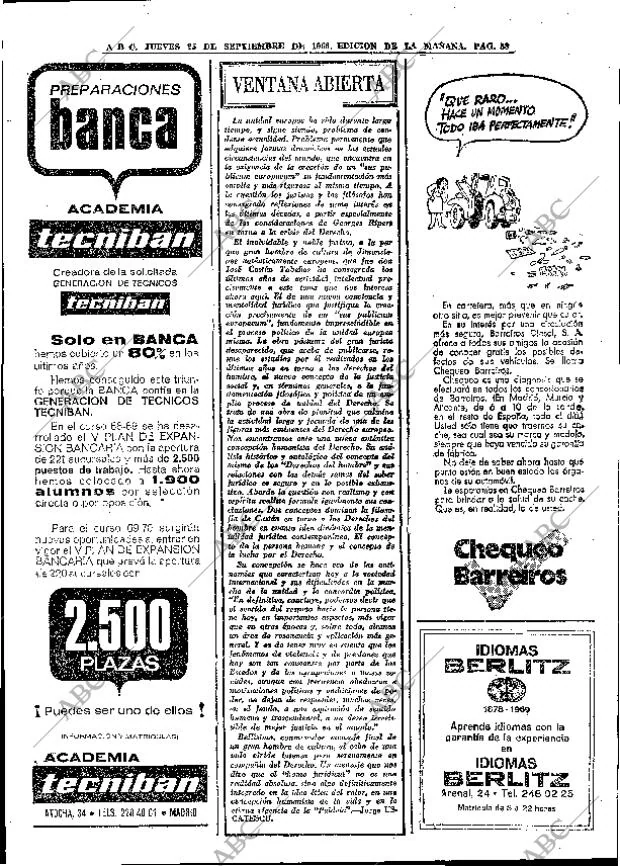 ABC MADRID 25-09-1969 página 58