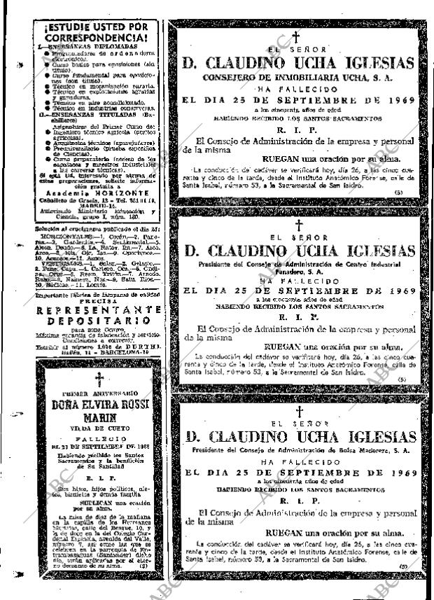 ABC MADRID 26-09-1969 página 110