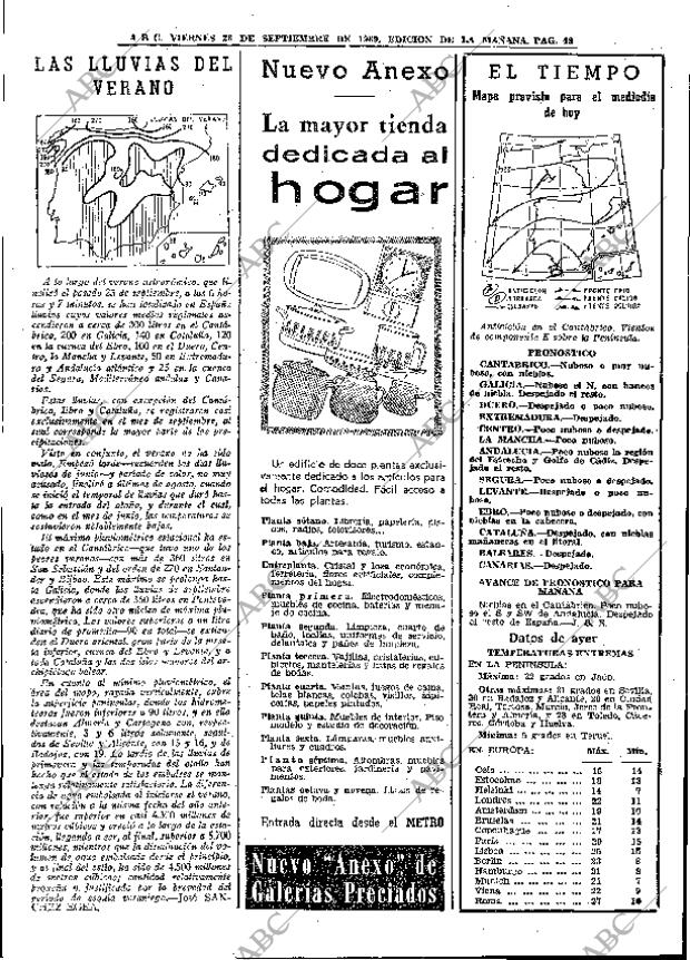 ABC MADRID 26-09-1969 página 48