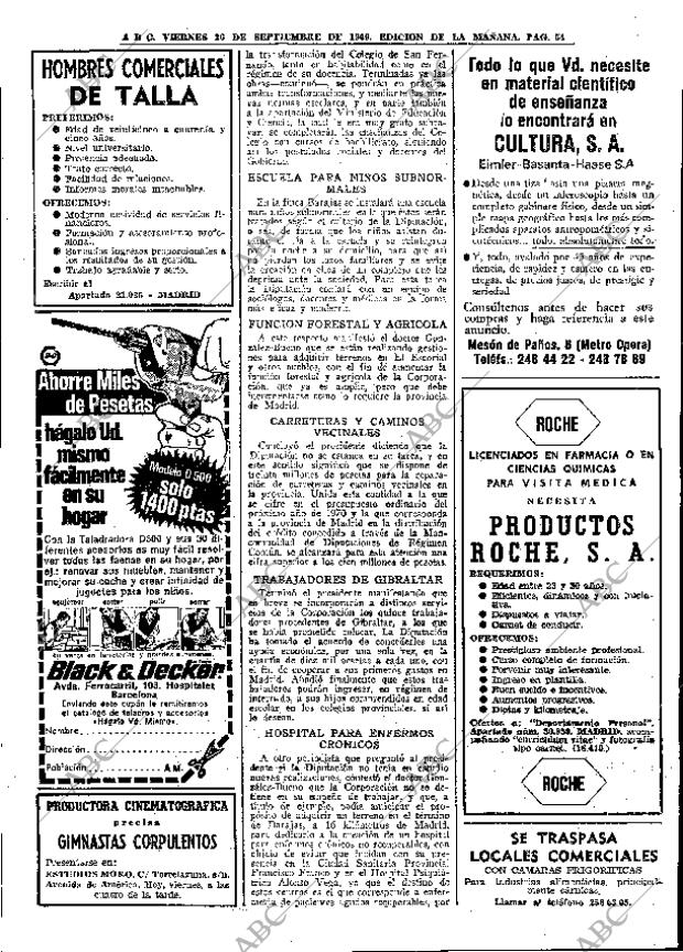 ABC MADRID 26-09-1969 página 54