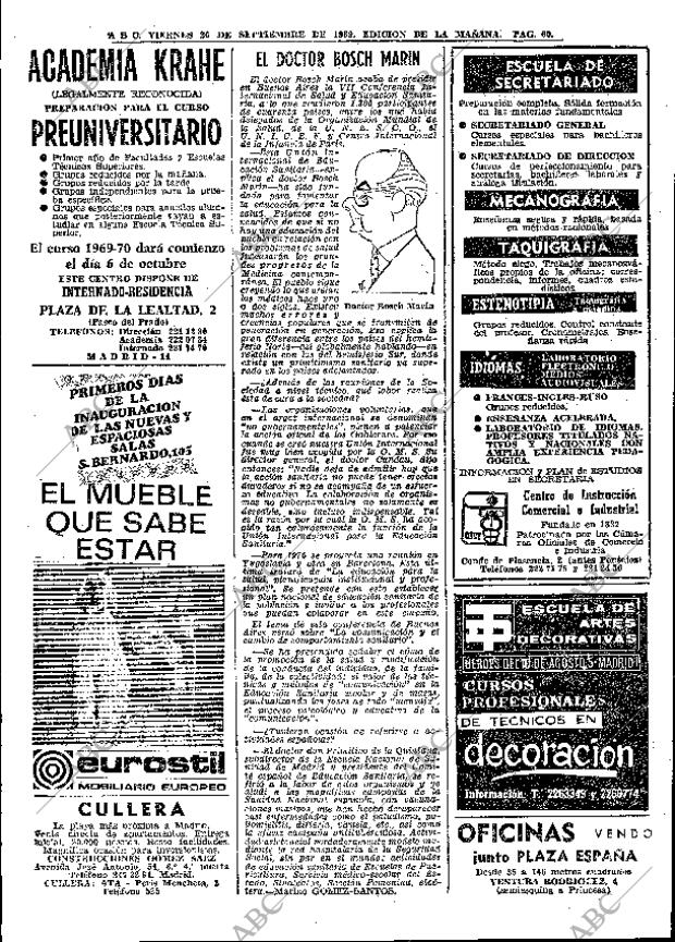 ABC MADRID 26-09-1969 página 60