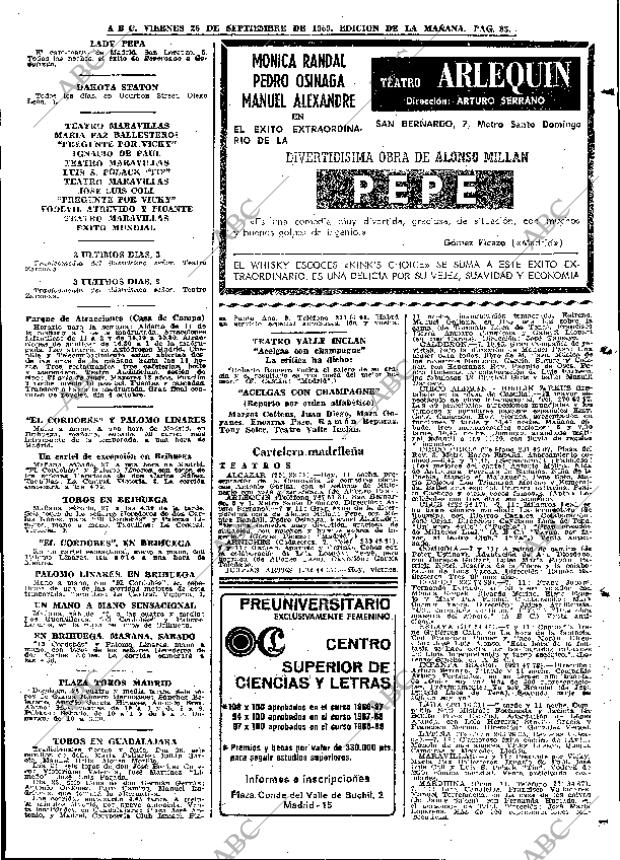 ABC MADRID 26-09-1969 página 83