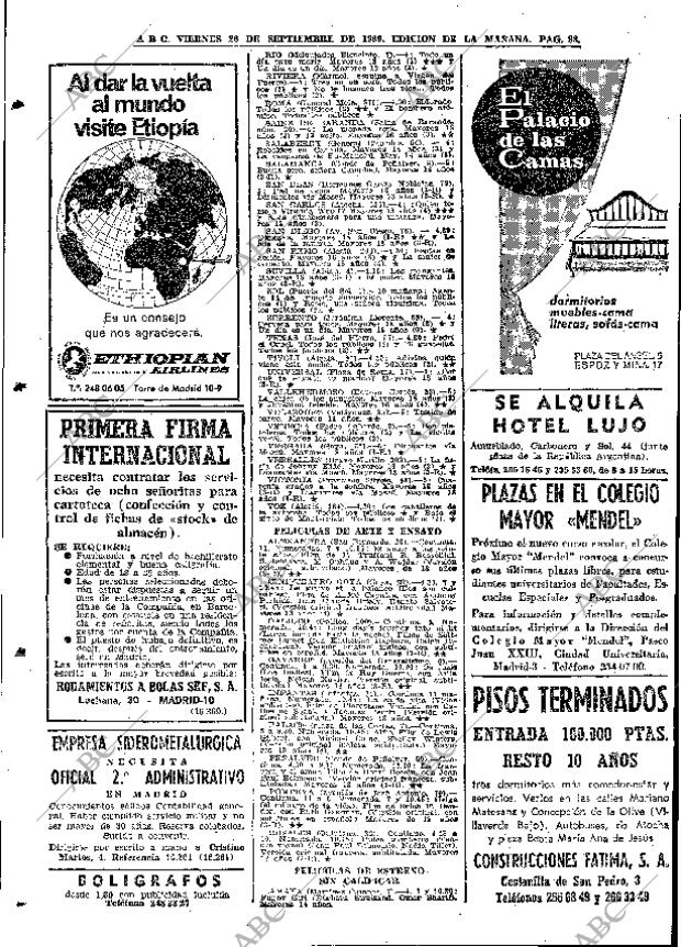 ABC MADRID 26-09-1969 página 88