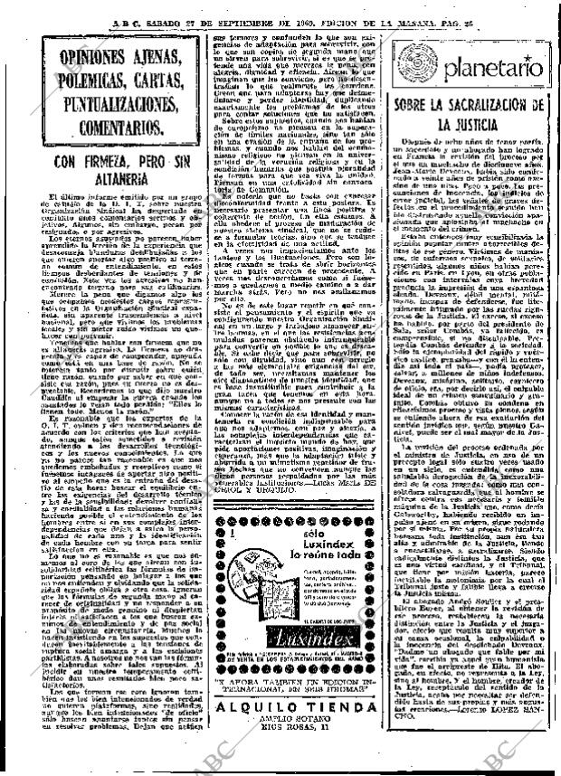 ABC MADRID 27-09-1969 página 26