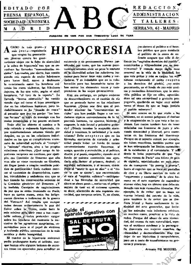 ABC MADRID 27-09-1969 página 3