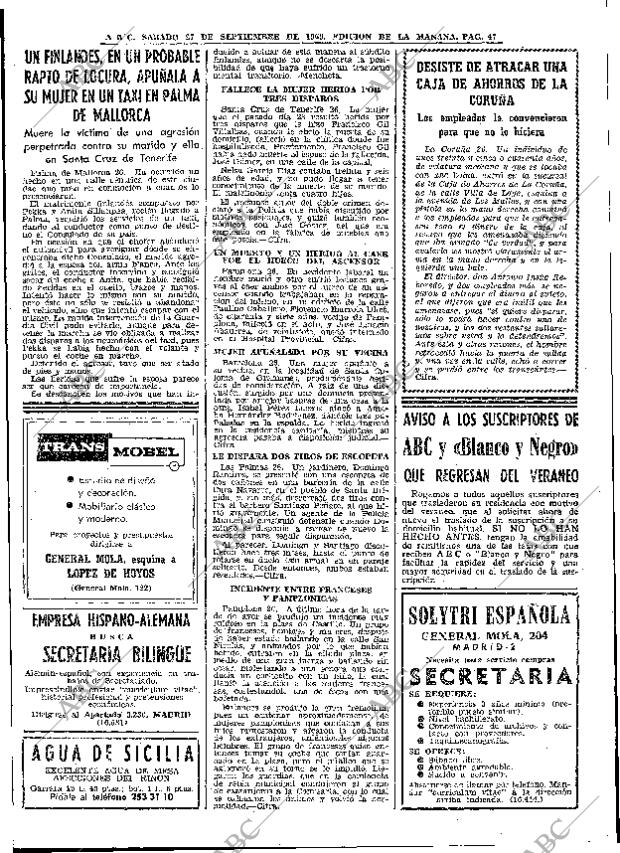 ABC MADRID 27-09-1969 página 47