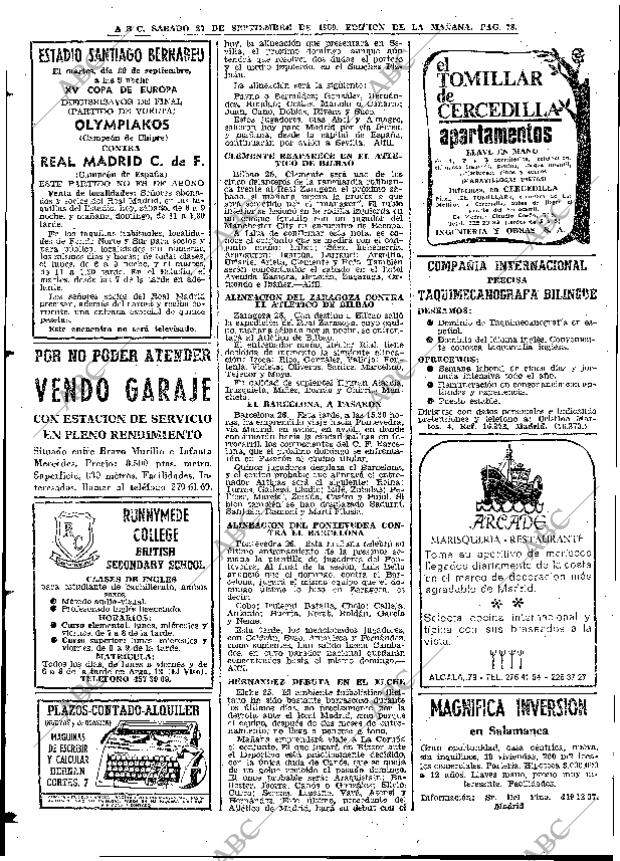 ABC MADRID 27-09-1969 página 78