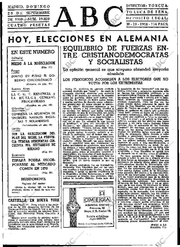 ABC MADRID 28-09-1969 página 15