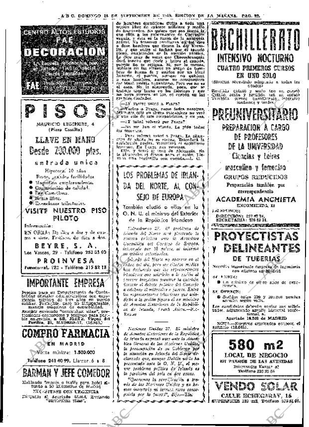 ABC MADRID 28-09-1969 página 22