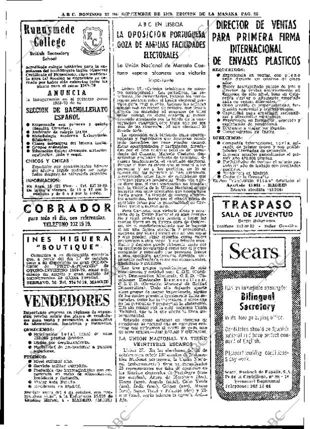 ABC MADRID 28-09-1969 página 26