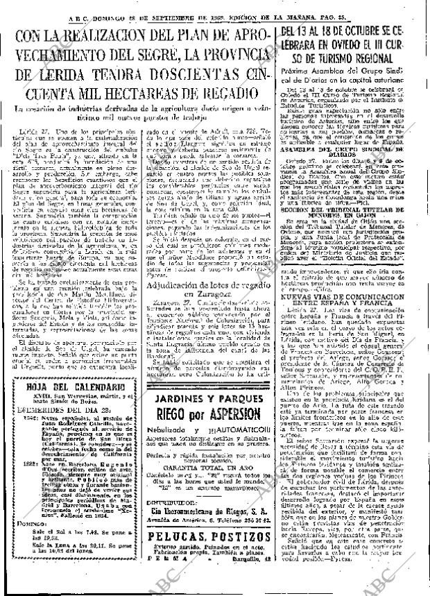 ABC MADRID 28-09-1969 página 35
